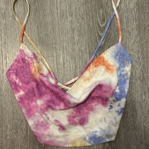 Multi-Color Handkerchief Top